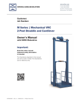 Pflow M Series Mechanical VRC 2-Post Straddle and Cantilever User manual