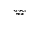 GRAND VIDEOKE TKR-373MU User manual