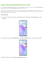 Huawei Nova 8 5G User manual