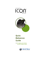 Iwatsu iCON series Quick Reference Manual