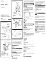 Sony SNCVM601B Installation guide