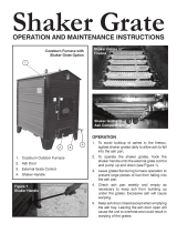 Cozeburn Shaker Grate Series Operation And Maintenance Instructions