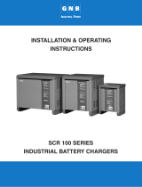 GNB SCR100-06-600S1Z Installation & Operating Instructions Manual