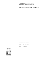 Nautel VS300 Preinstallation Manual