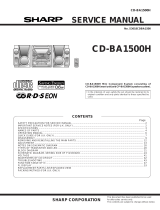 Sharp CD-BA1500H User manual