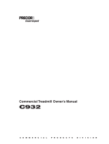 Precor C932 User manual