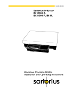 Sartorius IB 31 Operating instructions