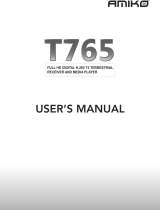 Amiko T765 User manual