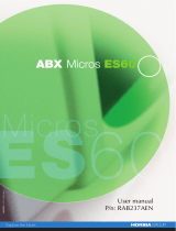 horiba ABX MICROS ES60 User manual