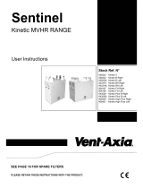 Vent-Axia sentinel Kinetic MVHR series User Instructions