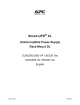 APC SUA2200RMXL3U User manual