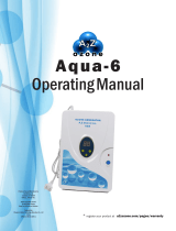 A2Z Ozone Aqua-6 Operating instructions