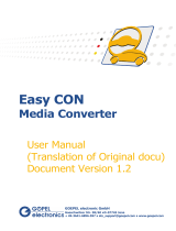 Goepel Easy CON User manual