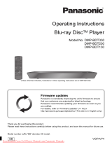Panasonic DMP-BDT330 Operating Instructions Manual