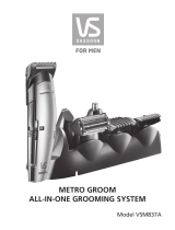 VS Sassoon Metro Groom Instructions For Use Manual