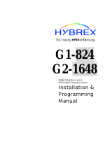 HYBREX G1-824 Installation & Programming Manual