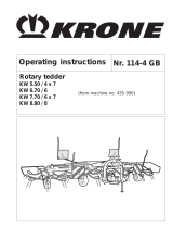 Krone KW 8.80/8 Operating instructions