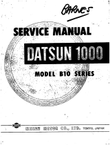 Datsun SUNNY Specification