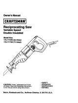 Craftsman 172.171040 Owner's manual