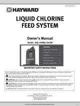Hayward Liquid Feed System AQL-CHEM4-CHLOR Owner's manual