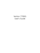 Acer VERITON7700G Owner's manual