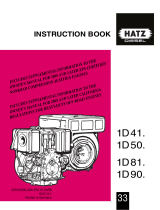 Hatz 1D81. Instruction book
