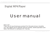 FREEDATA TECHNOLOGY Digital MP4 Player User manual