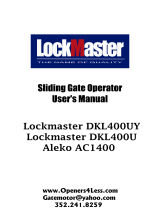 LockMaster DKL400U User manual