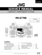 JVC MX-GT700 User manual