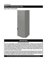 Frigidaire B6BMMX Commercial Installation guide