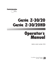 Genie Z-20HD User manual