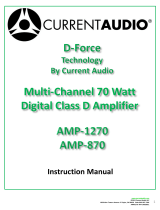 Current Audio AMP-1270 User manual