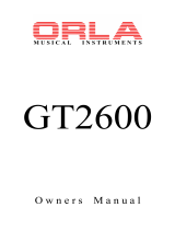 Orla GT2600 Owner's manual