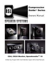 RSL Speedwoofer 10 Owner's manual