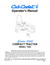 Cub Cadet 7252 User manual