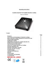 CookStar Induction Pro PROX61 Operating instructions