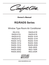 COMFORT-AIRE RG-51Q Owner's manual