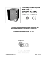 PoolFact Industries Perfectemp PT4 Owner's manual