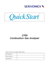 Servomex 2700 Quick start guide