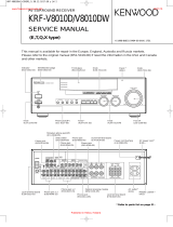 Kenwood KRF-V8010DW User manual