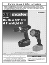 Drill Master 69651 Owner's manual