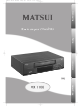 Matsui VX1108 User manual