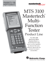 Vetronix mts 3100 mastertech Product Line Manual