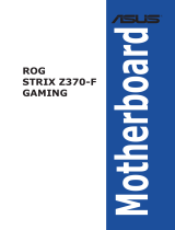 Asus ROG STRIX Z370-F GAMING User manual