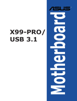 Asus X99-PRO/USB 3.1 User manual