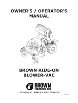 Brown ProductsRIDE-ON BLOWER-VAC