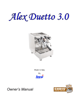 Chris Coffee Service Alex Duetto 3.0 Owner's manual