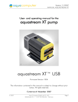 Aqua Computer AQUASTREAM XT USB Datasheet