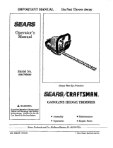 Craftsman 358.795620 Owner's manual