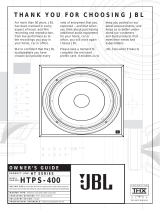 JBL htps400 User manual